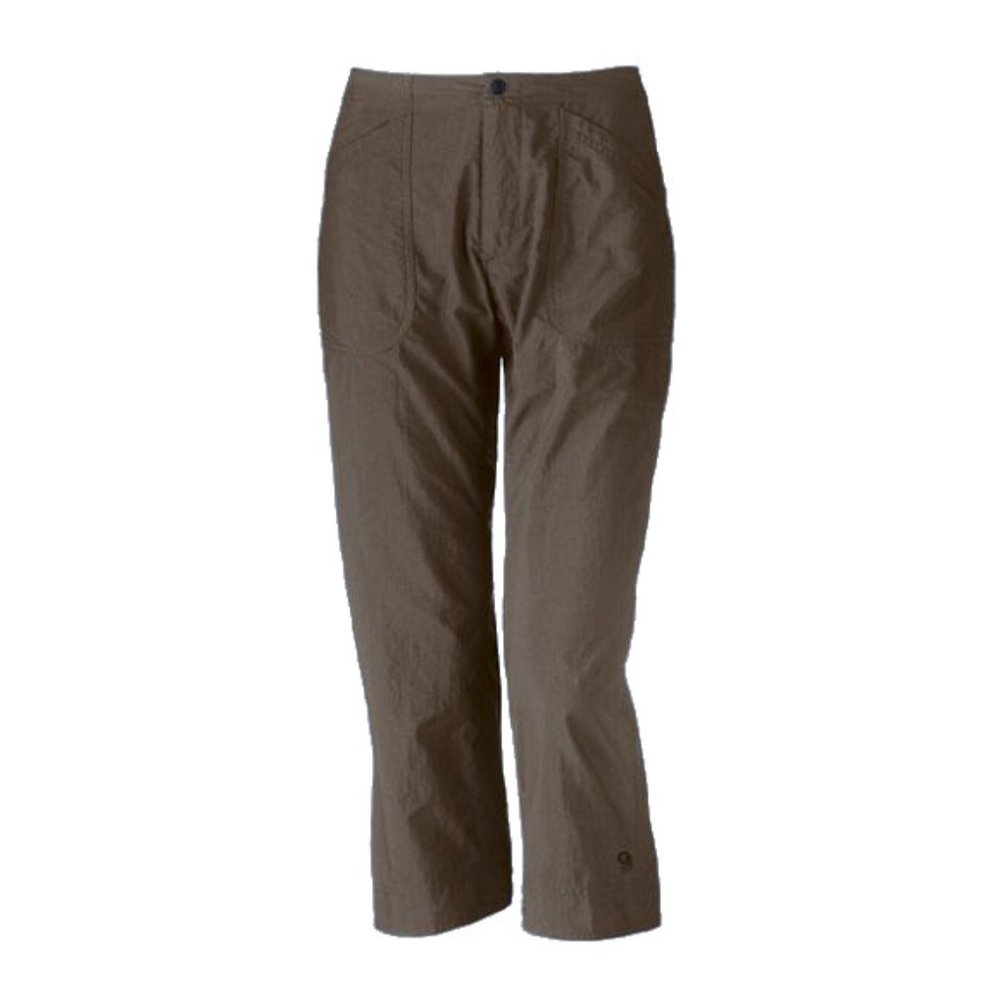 😀 3 for $20 Womens Size 8 Mountain Hardwear Brown Arroyo Technical Capri Pants